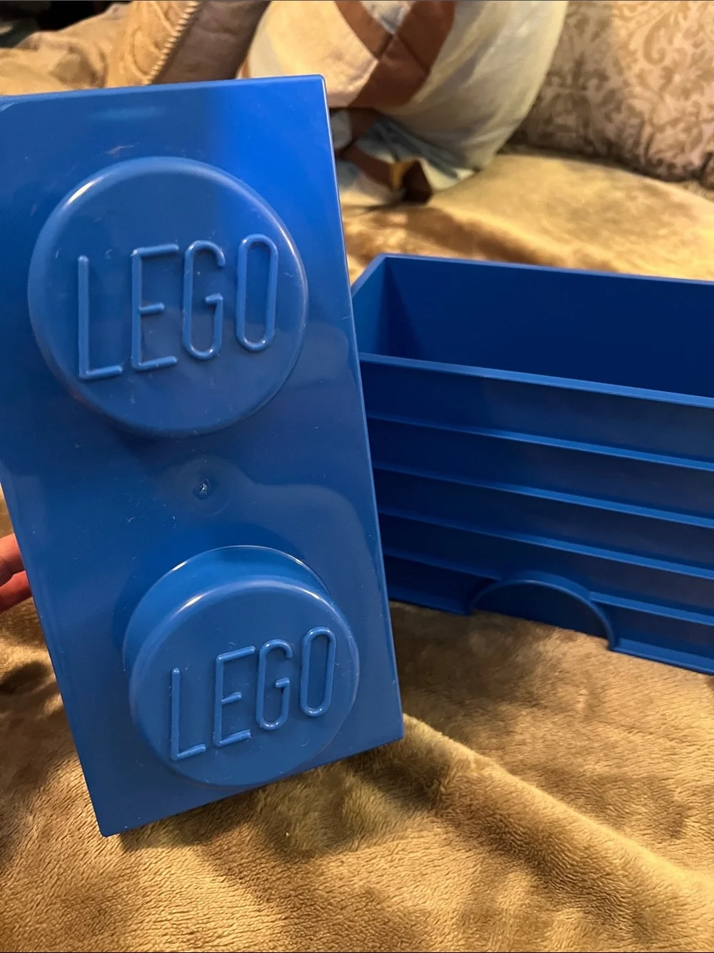 LEGO Blue 2-Stud Storage Brick Organizer